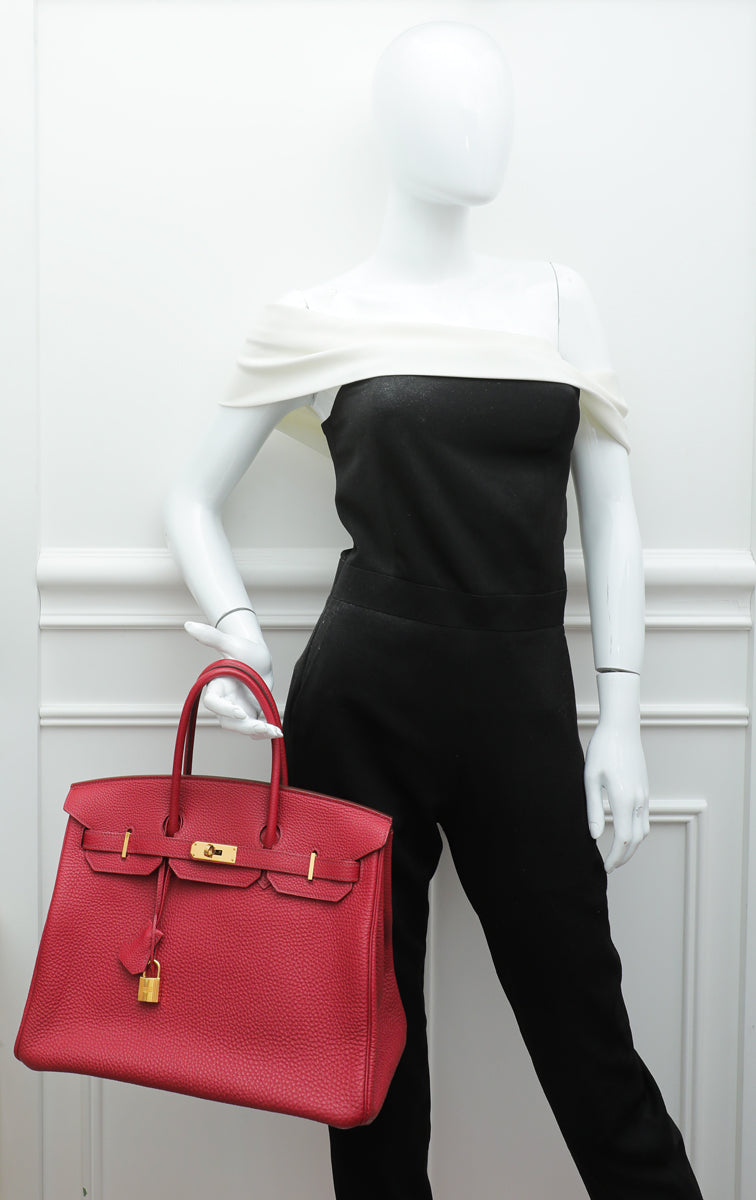 HMS Rouge Vif Birkin 35 Bag