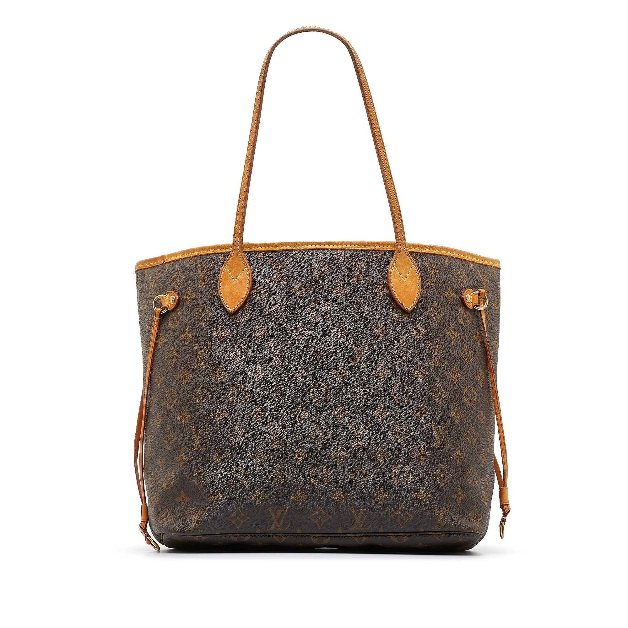 Brown LV Monogram Neverfull MM Tote Bag