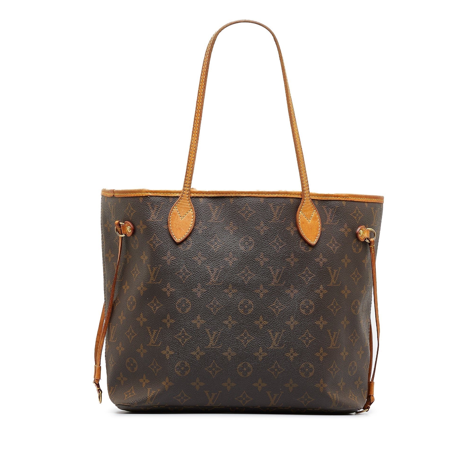 Brown LV Monogram Neverfull MM Tote Bag