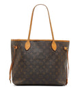 Brown LV Monogram Neverfull MM Tote Bag