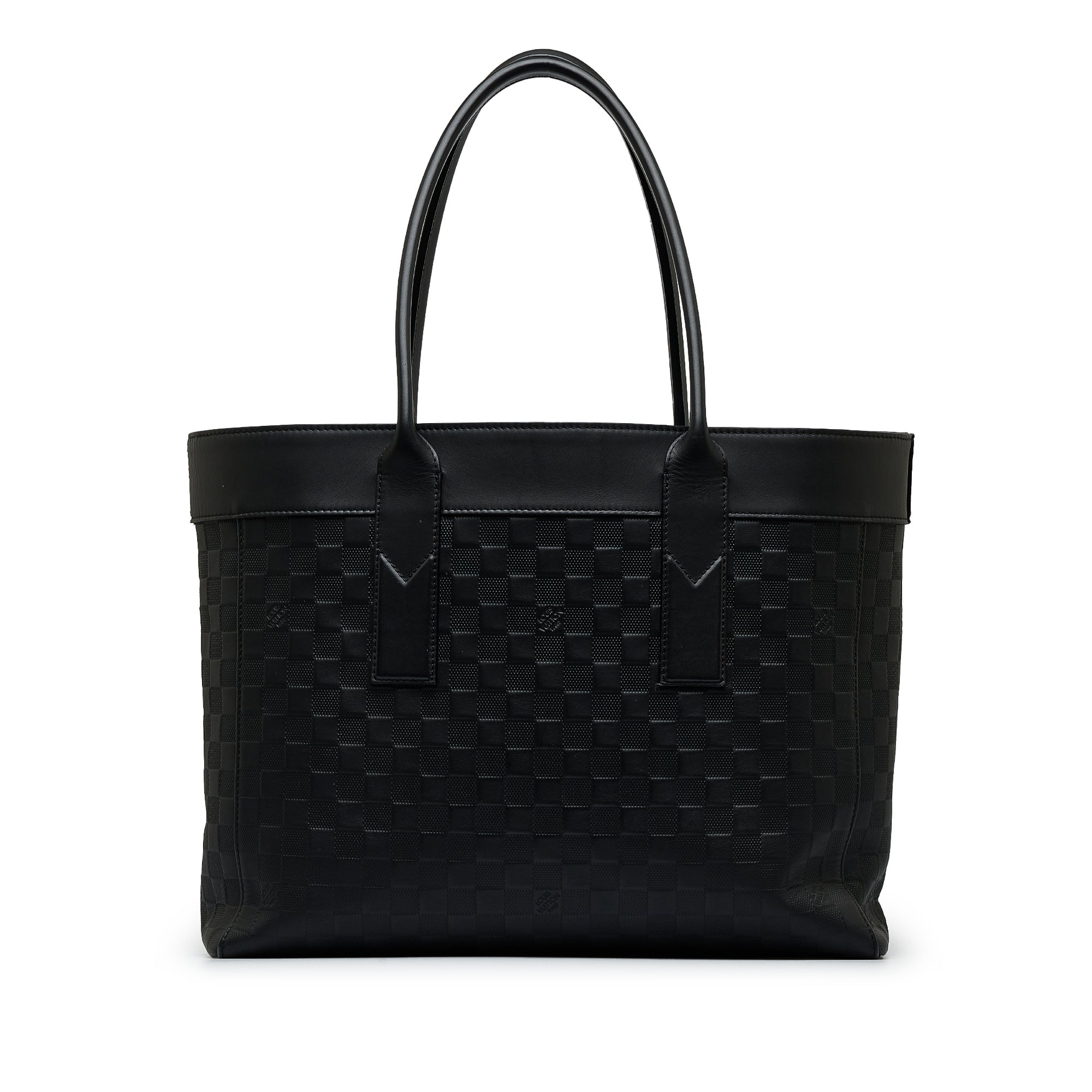 Black LV Damier Infini Cabas Voyage Tote Bag