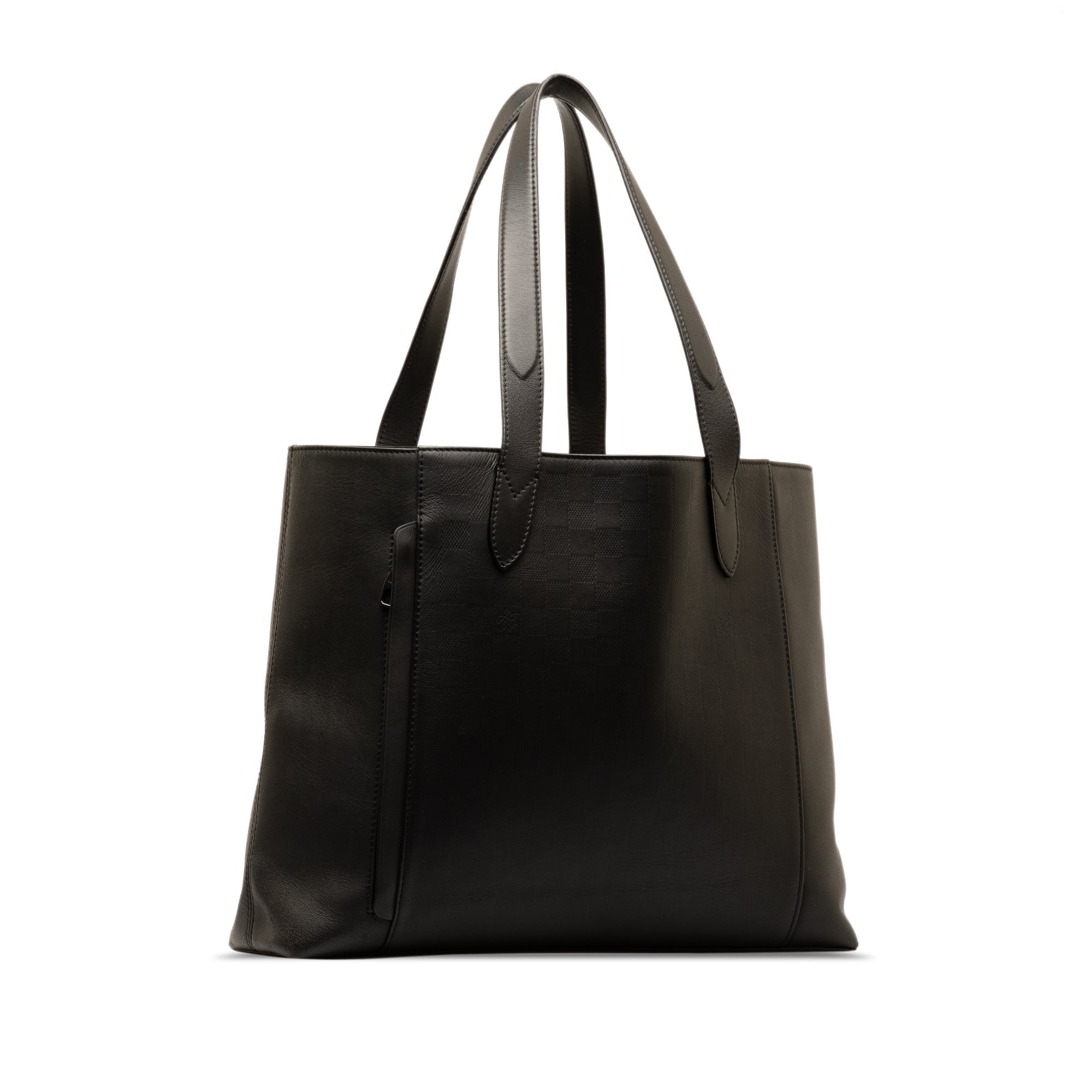 Black LV Damier Infini Cabas Voyage Tote Bag