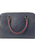 Blue LV Monogram Empreinte Speedy Bandouliere 25 Satchel