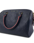 Blue LV Monogram Empreinte Speedy Bandouliere 25 Satchel