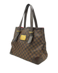 Brown LV Damier Ebene Hampstead MM Tote Bag