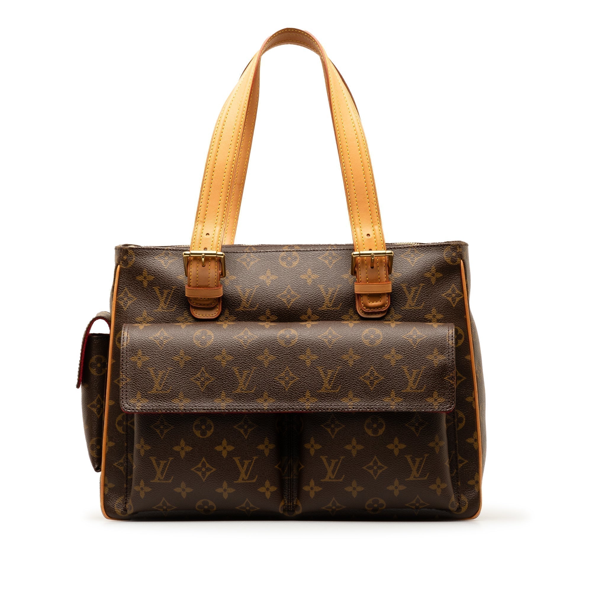 Brown LV Monogram Multipli-Cite Tote Bag