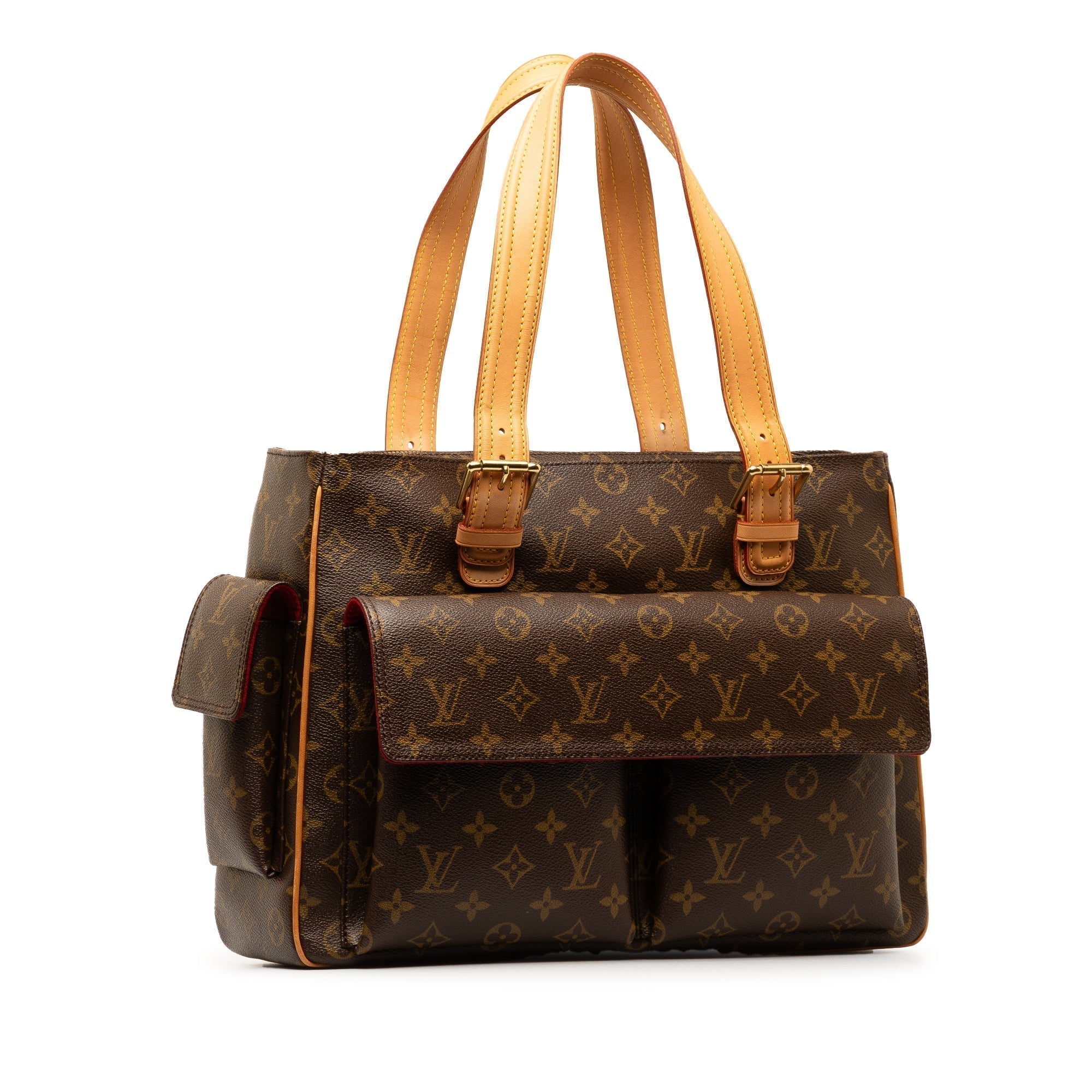 Brown LV Monogram Multipli-Cite Tote Bag