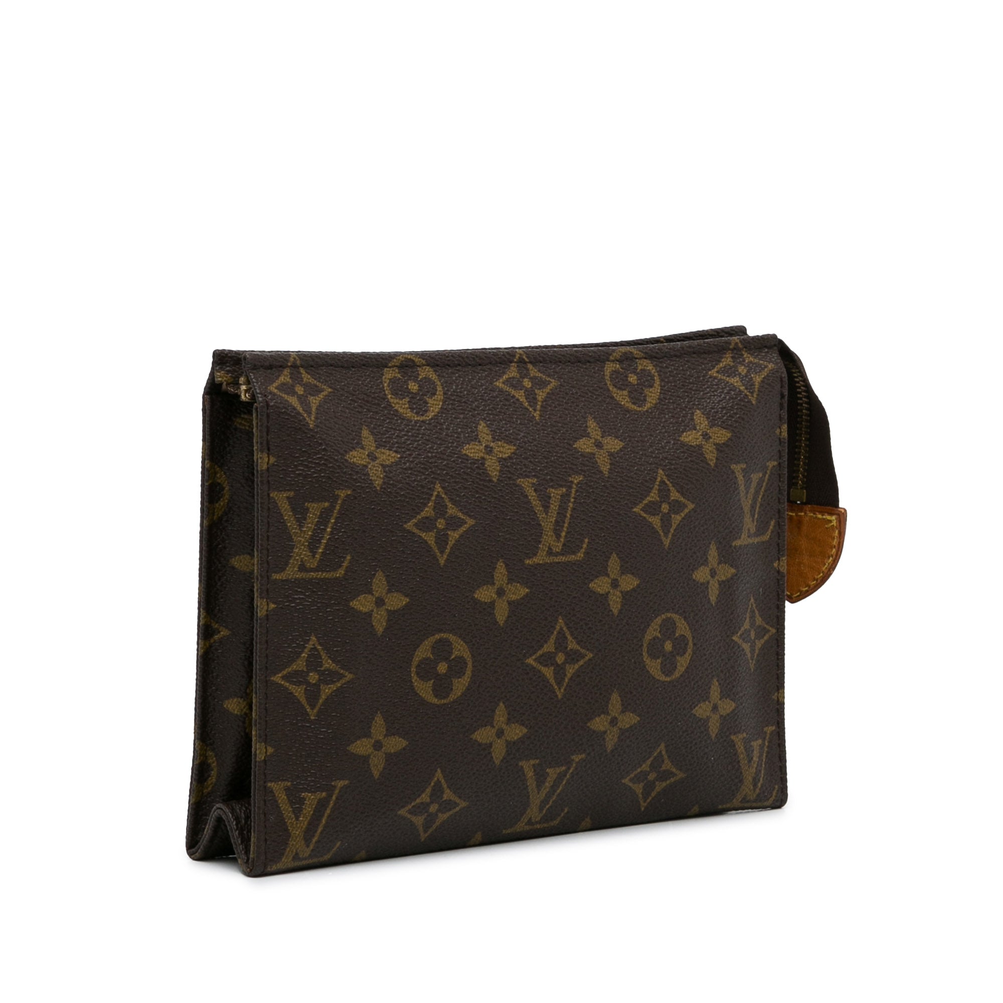 Brown LV Monogram Toiletry Pouch 19