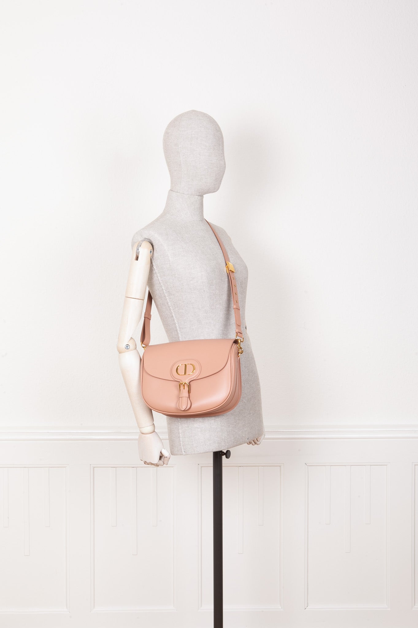 CHRISTIAN D1OR Bobby Bag Large Rose des Vents