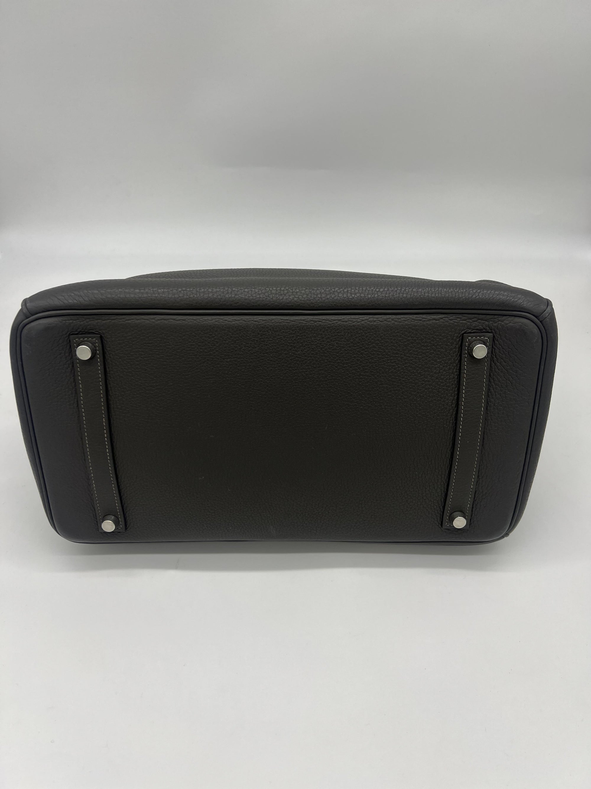 HMS Birkin 35 Togo Graphite Palladium Hardware