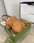 GC597 GCCI Blondie Mini Bucket Bag / 5.9"W x 7.5"H x 3.1"D