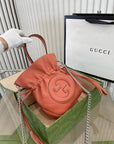 GC597 GCCI Blondie Mini Bucket Bag / 5.9"W x 7.5"H x 3.1"D