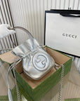 GC597 GCCI Blondie Mini Bucket Bag / 5.9"W x 7.5"H x 3.1"D