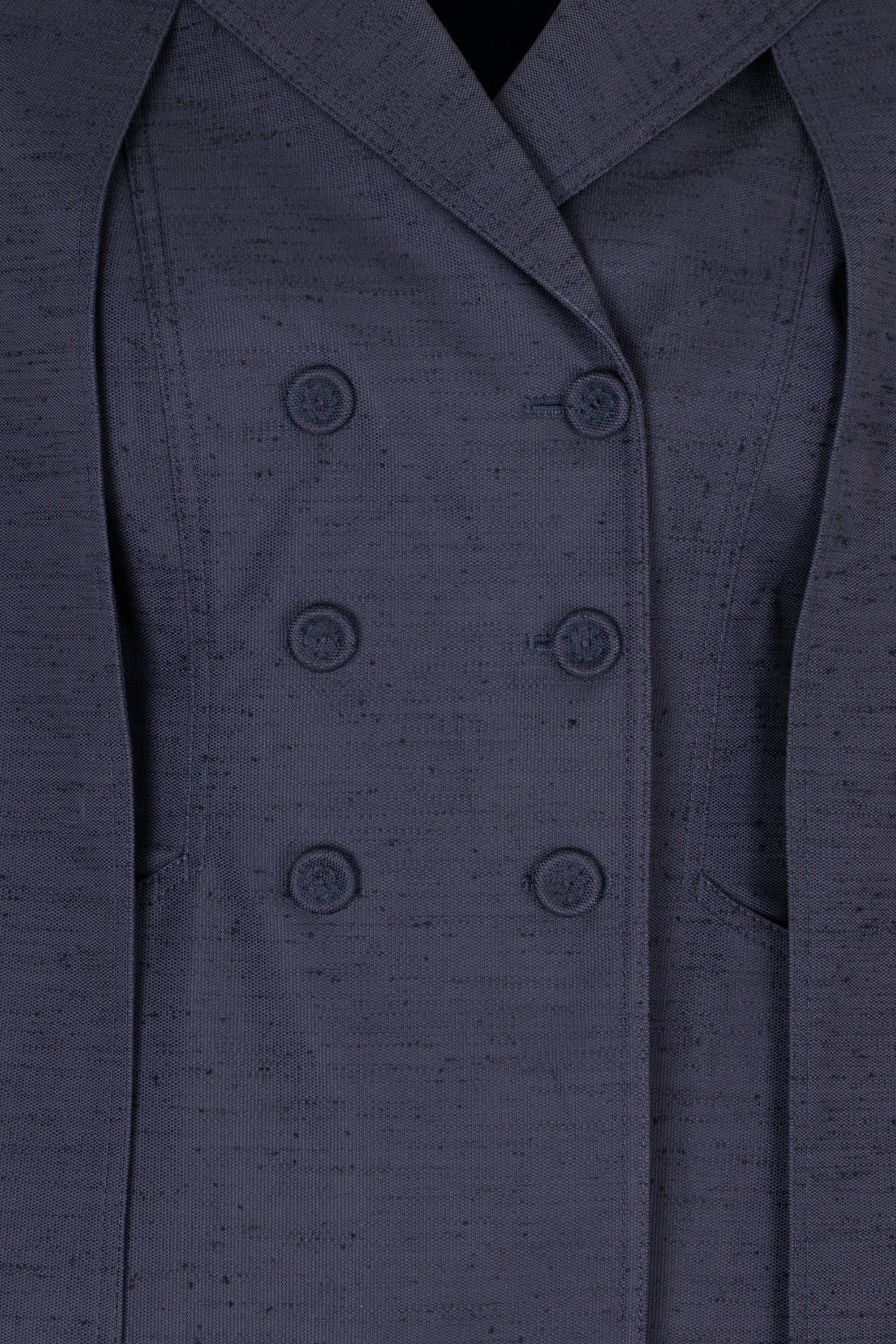 CHRISTIAN D1OR Cape Bar Jacket  Navy