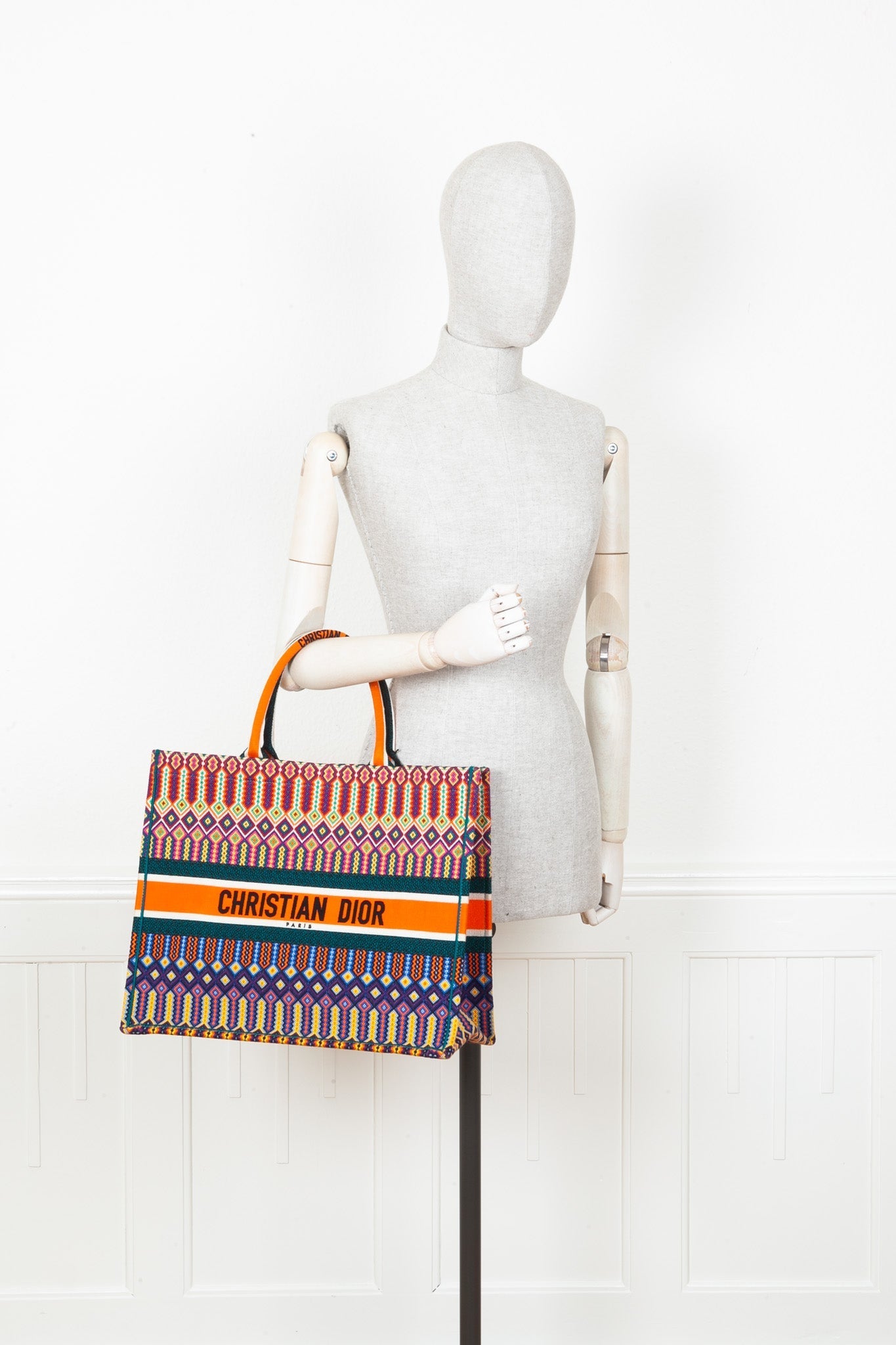 CHRISTIAN D1OR Book Tote Large