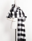 CHRISTIAN D1OR Check´n´D1OR Scarf Vest Grey White