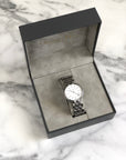 Christian D1OR  Logo  Watch Silver Vintage xnc4xx