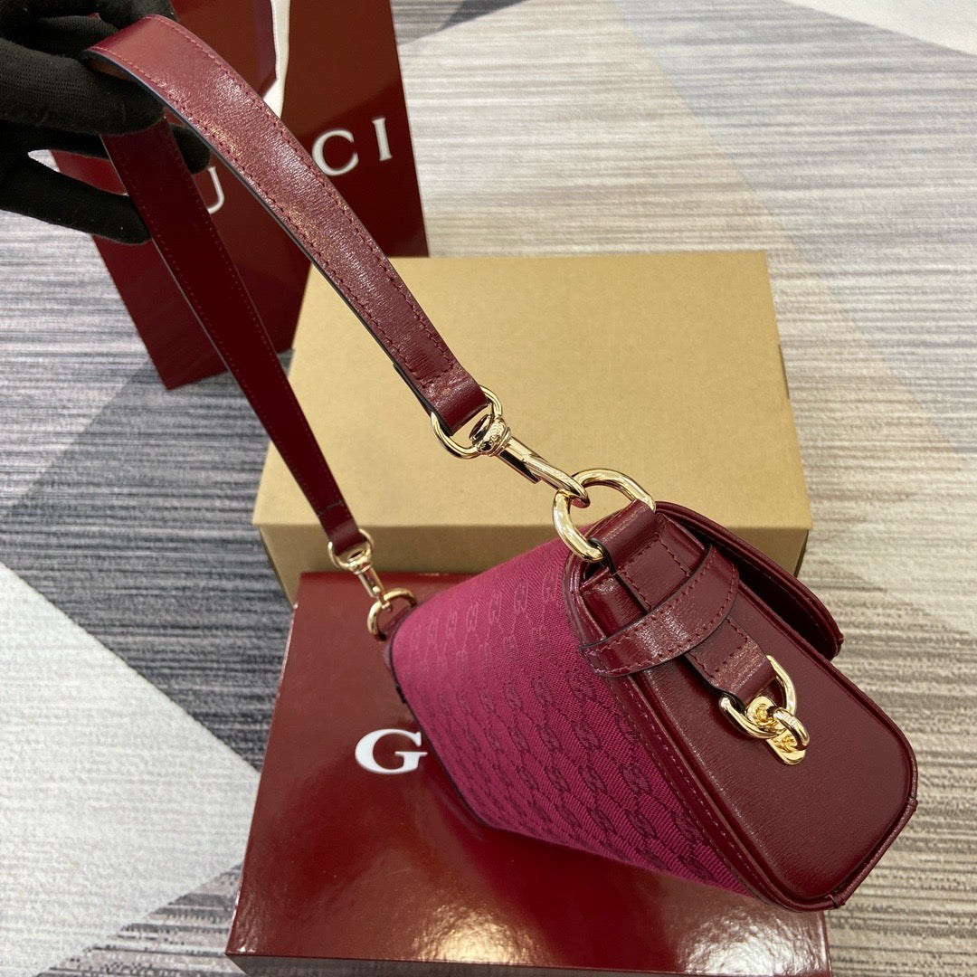 GC665 GCCI Luce Small Shoulder Bag / HIGHEST QUALITY VERSION / 10.8"W x 5"H x 2.5"D