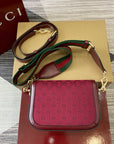 GC666 GCCI Horsebit 1955 Mini Shoulder Bag / HIGHEST QUALITY VERSION / 8.1"W x 5.7"H x 2"D