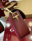 GC666 GCCI Horsebit 1955 Mini Shoulder Bag / HIGHEST QUALITY VERSION / 8.1"W x 5.7"H x 2"D