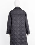 CHRISTIAN D1OR Cannage Coat Black