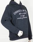 CHRISTIAN D1OR Atelier Hooded Sweatshirt Blue