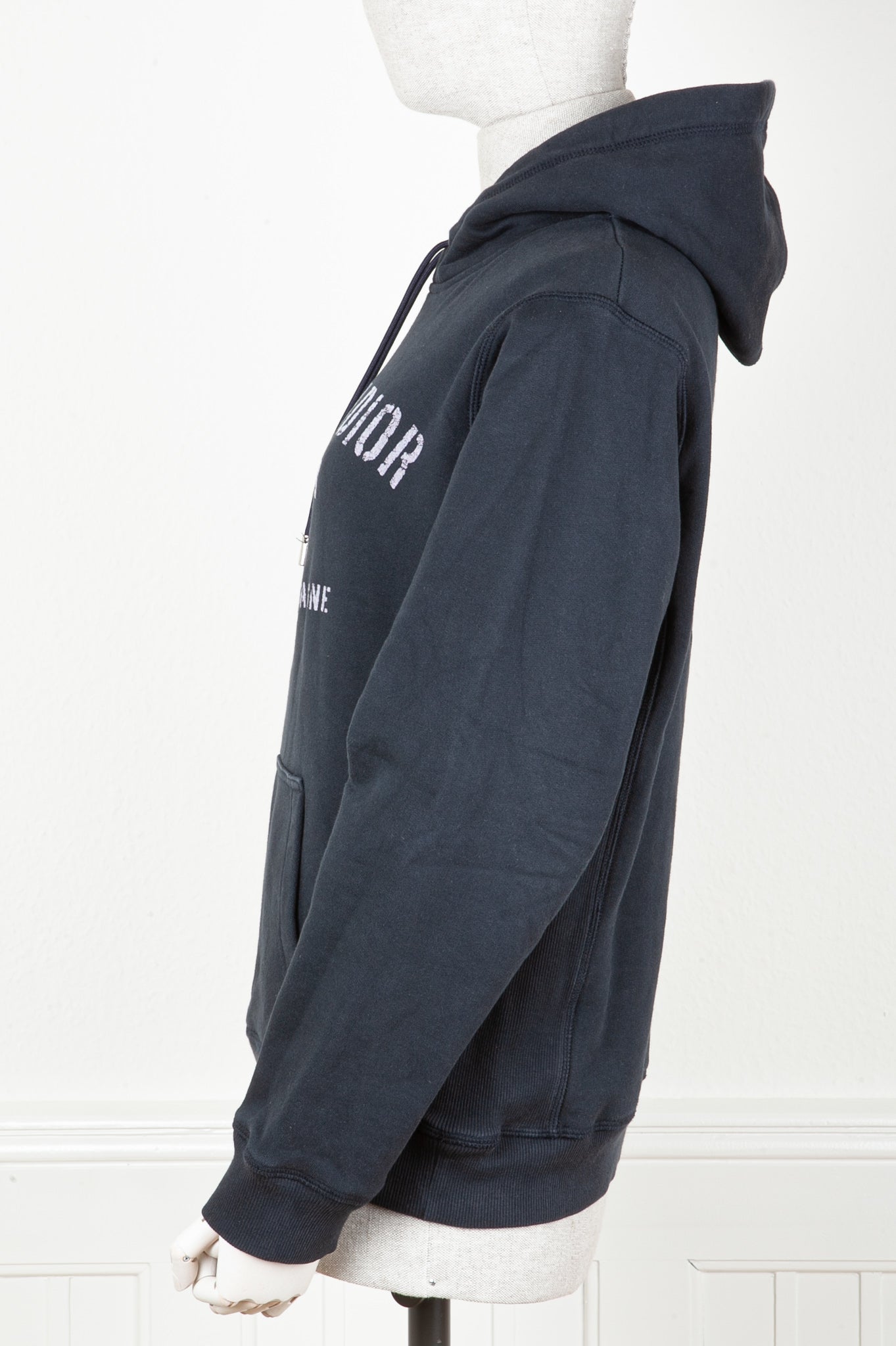 CHRISTIAN D1OR Atelier Hooded Sweatshirt Blue