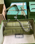 GC589 GCCI Horsebit Chain Small Shoulder Bag / HIGHEST QUALITY VERSION / 10.6"W x 4.5"H x 2"D