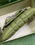 GC589 GCCI Horsebit Chain Small Shoulder Bag / HIGHEST QUALITY VERSION / 10.6"W x 4.5"H x 2"D