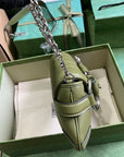 GC589 GCCI Horsebit Chain Small Shoulder Bag / HIGHEST QUALITY VERSION / 10.6"W x 4.5"H x 2"D