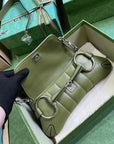 GC589 GCCI Horsebit Chain Small Shoulder Bag / HIGHEST QUALITY VERSION / 10.6"W x 4.5"H x 2"D