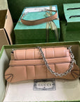 GC590G GCCI Horsebit Chain Small Shoulder Bag / HIGHEST QUALITY VERSION / 10.6"W x 4.5"H x 2"D