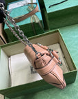 GC590G GCCI Horsebit Chain Small Shoulder Bag / HIGHEST QUALITY VERSION / 10.6"W x 4.5"H x 2"D