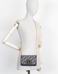 CHRISTIAN D1OR 2 In 1 30 Montaigne Pouch Oblique Jacquard
