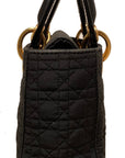 Christian D1OR Black Nylon Mini Lady D1OR Bag