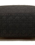 Christian D1OR Black Nylon Medium Lady Di Bag