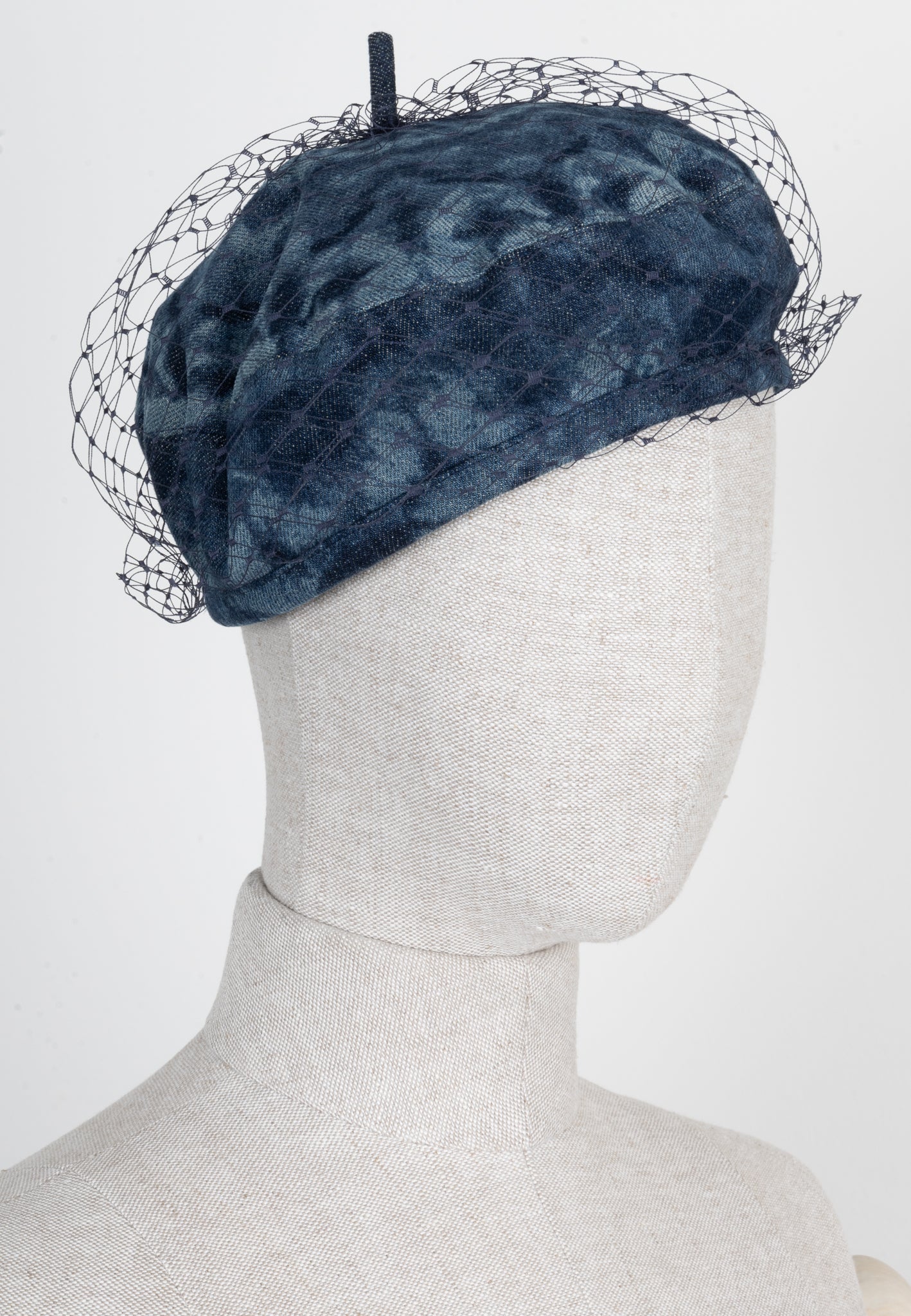 CHRISTIAN D1OR Arty Beret Blue