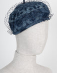 CHRISTIAN D1OR Arty Beret Blue
