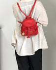 Christian D1OR CD Logo Backpack Red Vintage pz728i