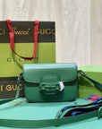 GC469 GCCI Horsebit 1955 Small Shoulder Bag / 8"W x 5.7"H x 2"D