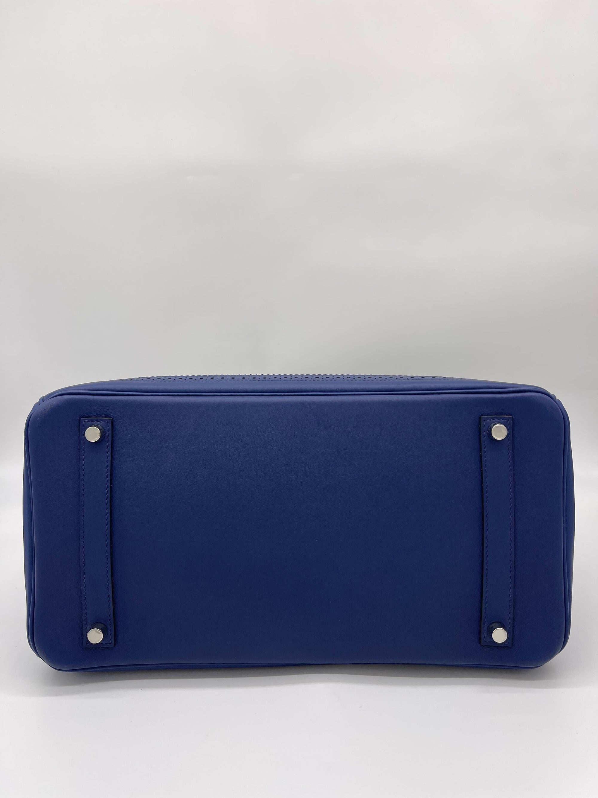 HMS Birkin 35 Canvas Bleu de Prusse Palladium Hardware