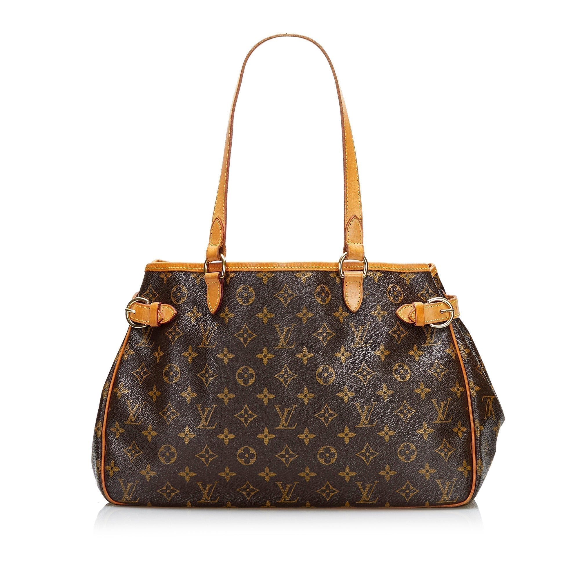 Brown LV Monogram Batignolles Horizontal Tote Bag