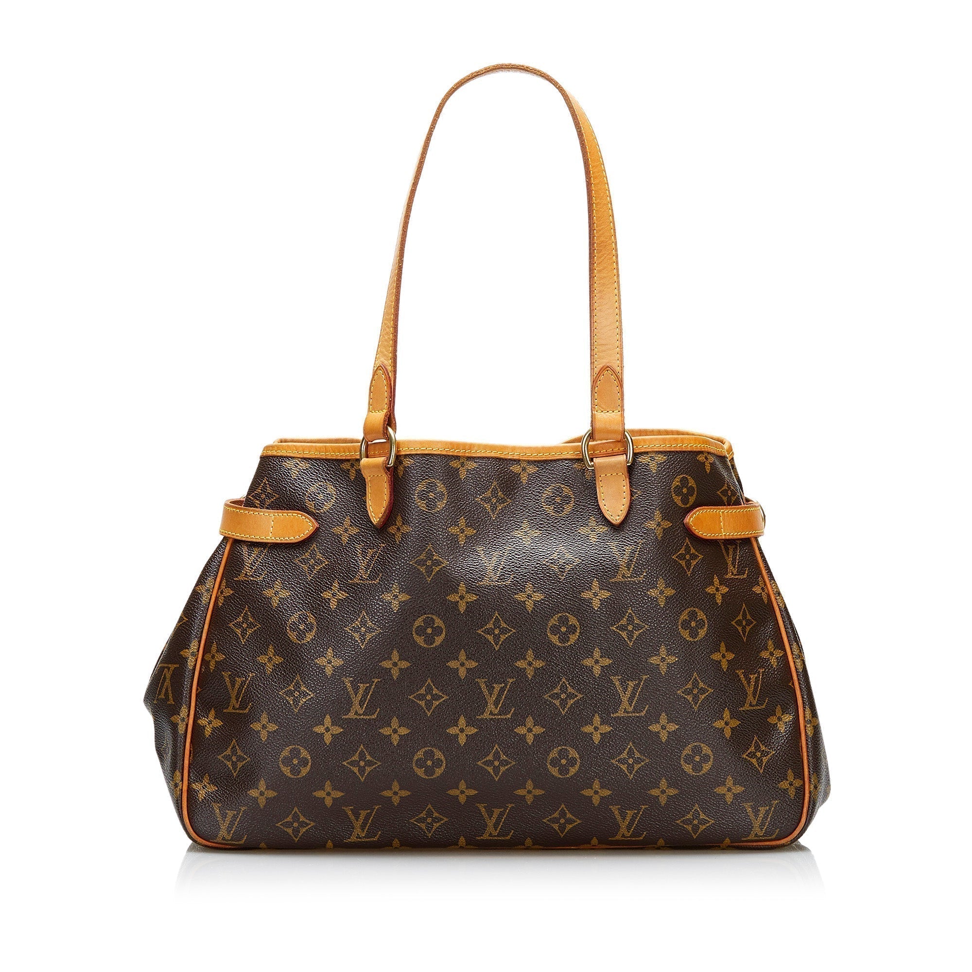 Brown LV Monogram Batignolles Horizontal Tote Bag