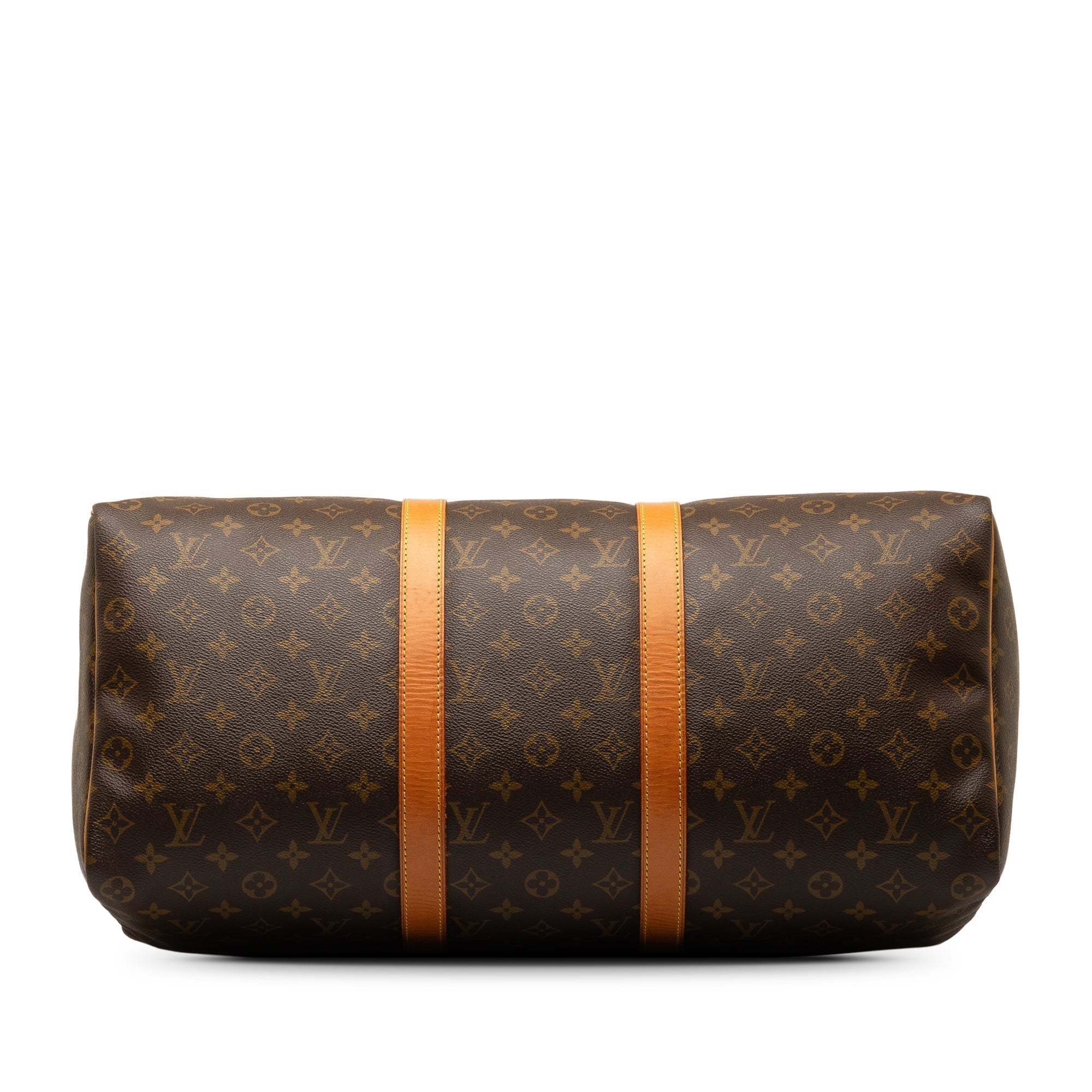 Brown LV Monogram Keepall 50 Travel Bag