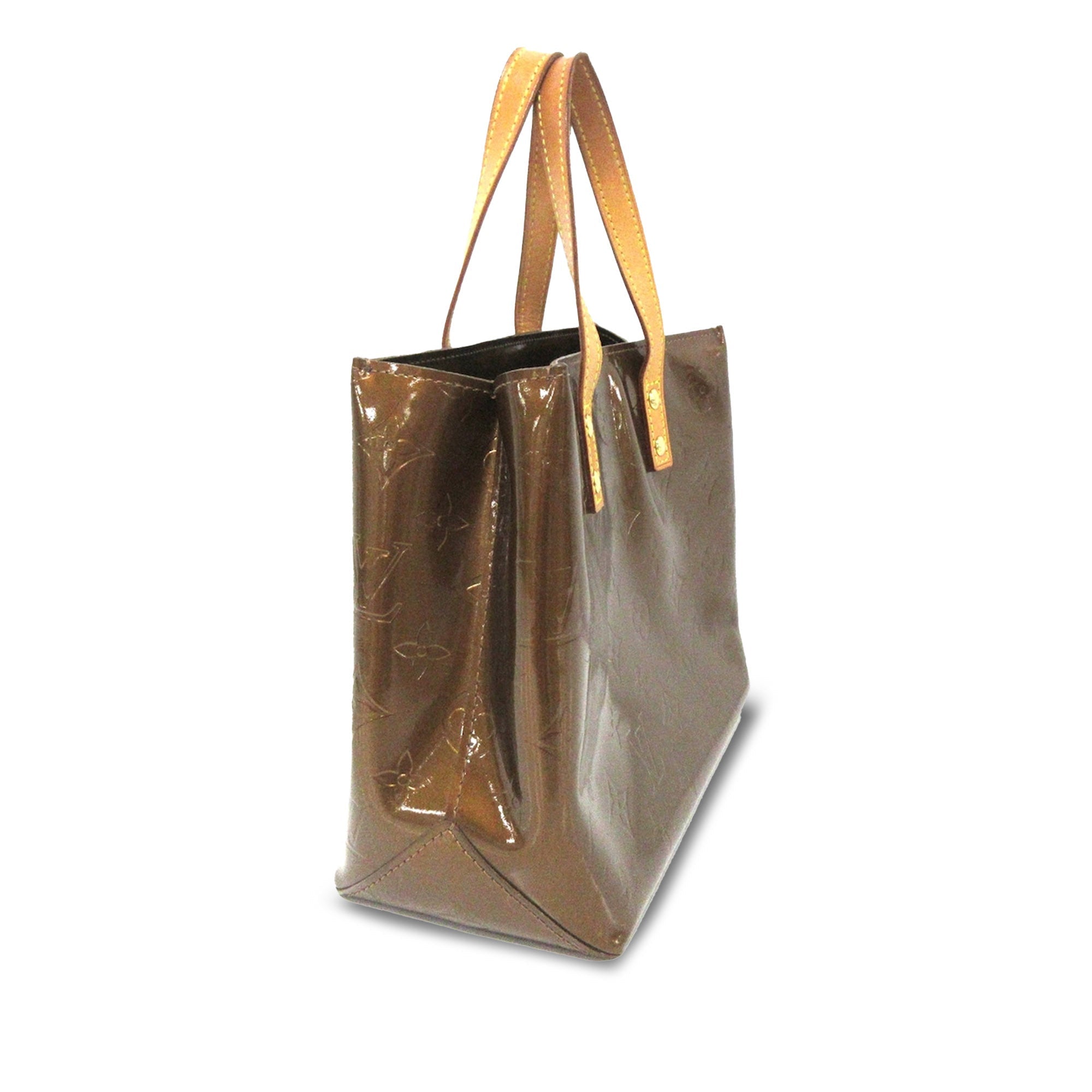 Brown LV Monogram Vernis Reade PM HandBag