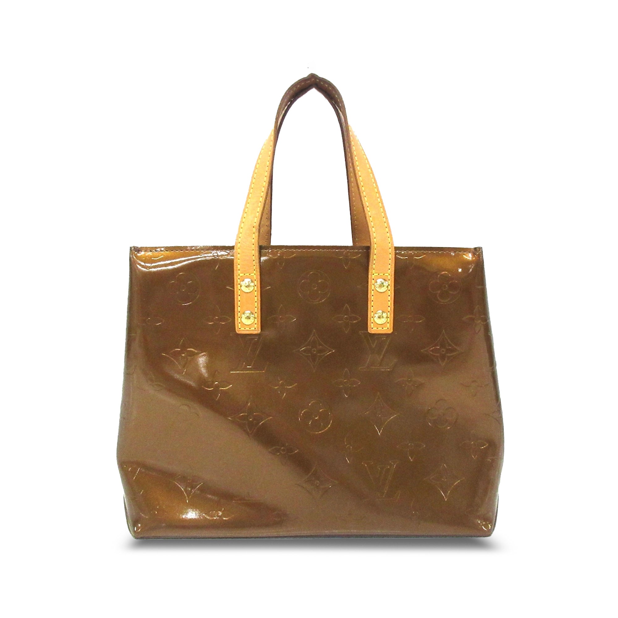 Brown LV Monogram Vernis Reade PM HandBag