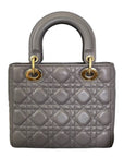 ABCD1OR Lady D1OR Small Lambskin Grey GHW