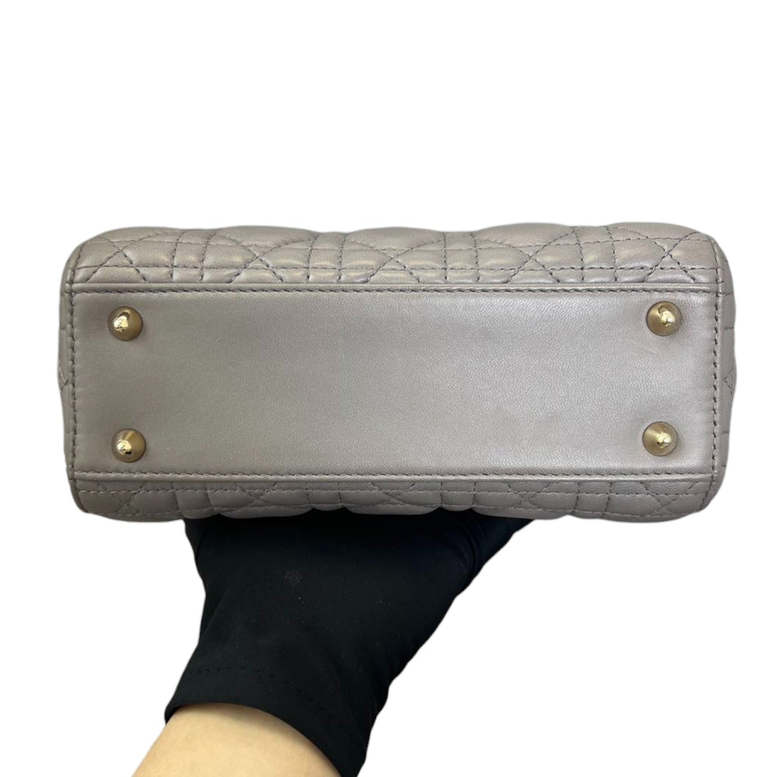 ABCD1OR Lady D1OR Small Lambskin Grey GHW