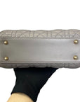 ABCD1OR Lady D1OR Small Lambskin Grey GHW