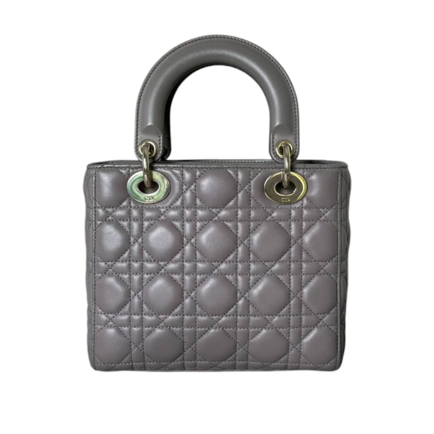 ABCD1OR Lady D1OR Small Lambskin Cannage Grey GHW